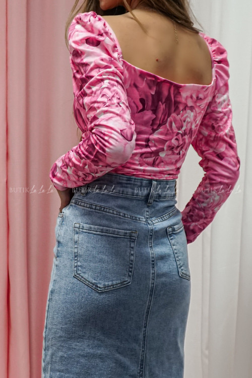 Spódnica jeansowa jasna Oshera 4