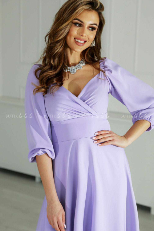sukienka liliowa midi Naomar 2
