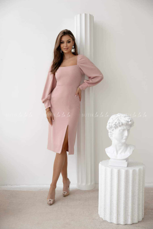Sukienka pudrowa Allice 1