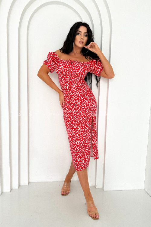 Sukienka w kwiatowy print Lune 3