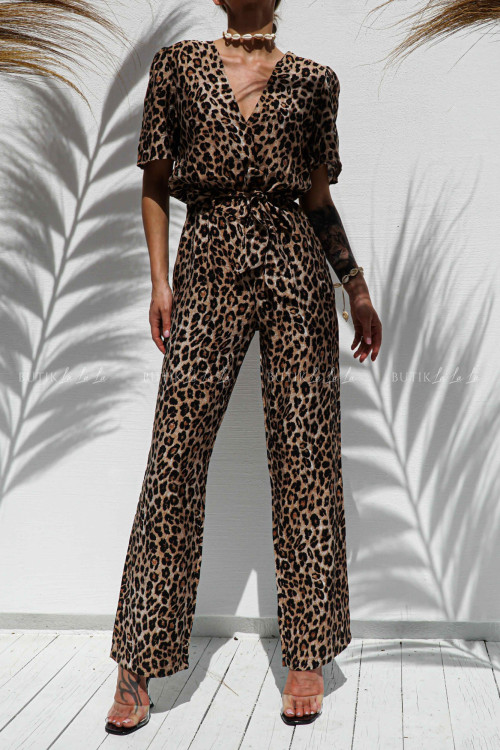 Kombinezon w zwierzęcy print Berlo 1