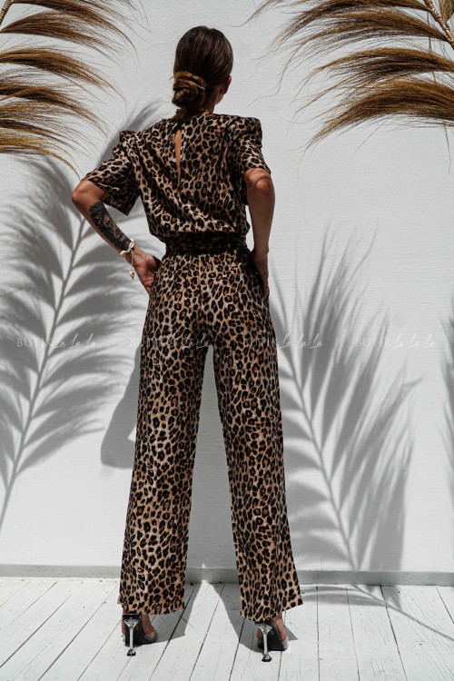 Kombinezon w zwierzęcy print Berlo 4