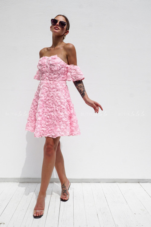 Sukienka kwiatowa różowa Candies 4