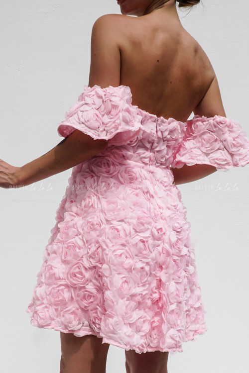 Sukienka kwiatowa różowa Candies 1