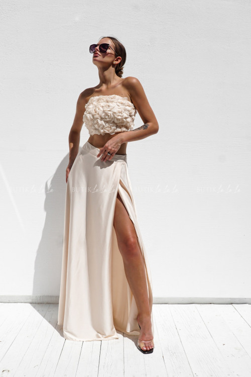 Komplet kremowy Merci 1