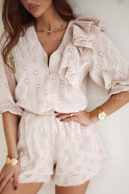 Komplet beżowy Lemur