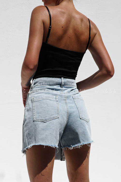 Spódnico spodenki jeansowe jasne Anso 2