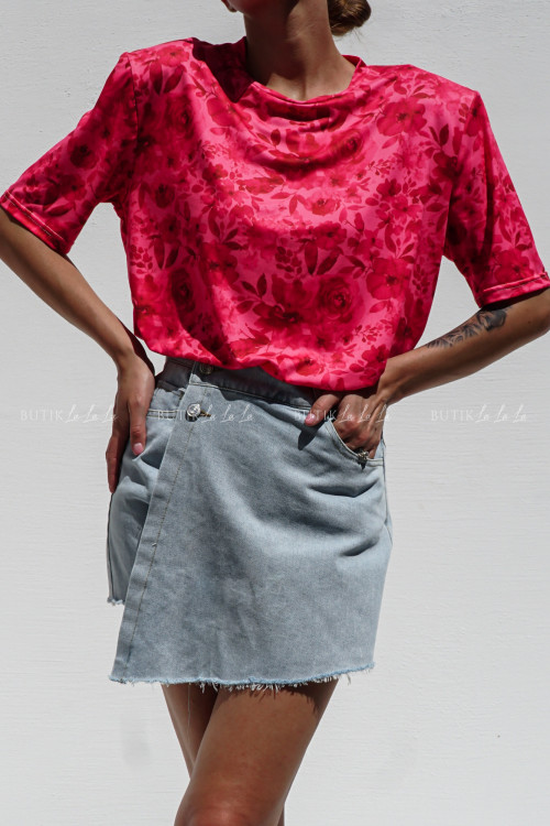 Bluzka w kwiatowy print Medison