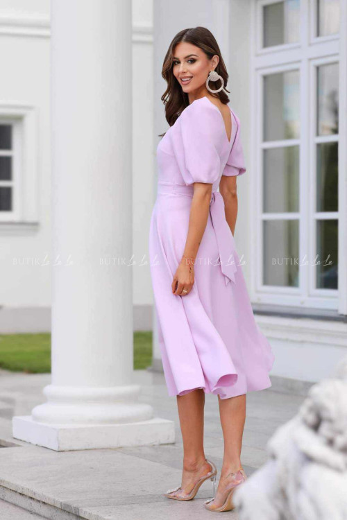 Sukienka midi wrzosowa Grande 1