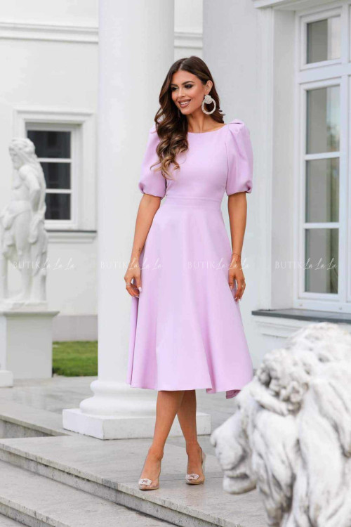 Sukienka midi wrzosowa Grande 2