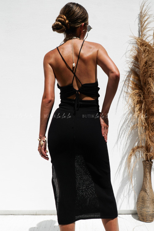 Sukienka czarna Dubaj 1