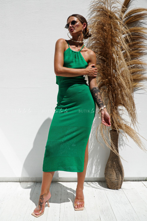 Sukienka zielona Dubaj 2