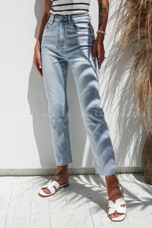 Spodnie jeansowe jasne Garper