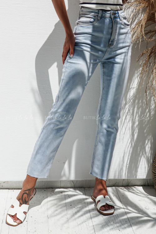 Spodnie jeansowe jasne Garper 4