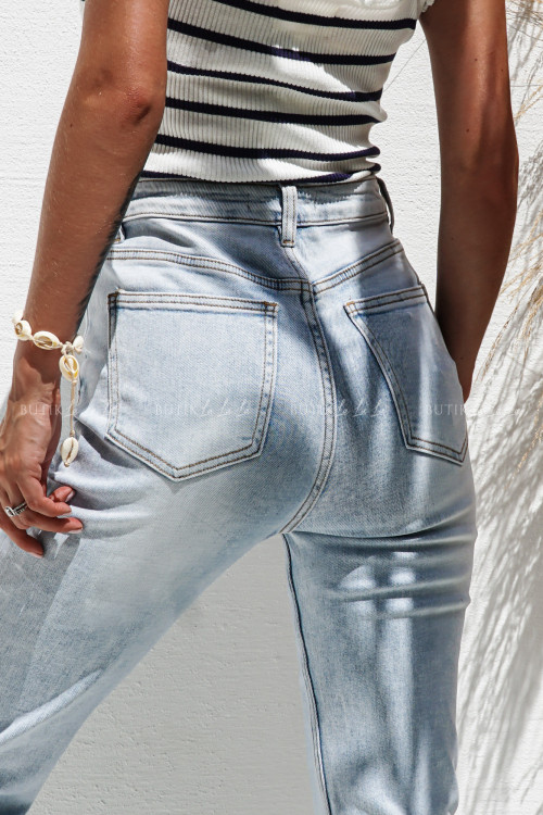 Spodnie jeansowe jasne Garper 1