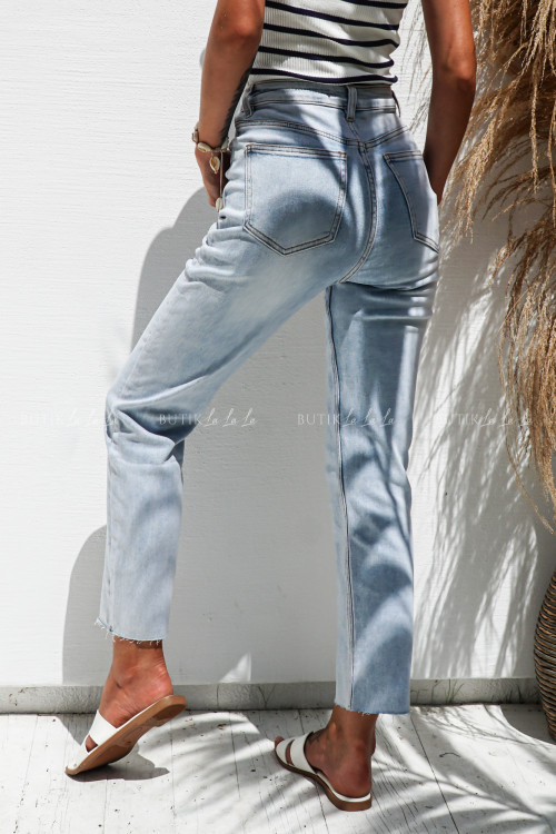 Spodnie jeansowe jasne Garper 5