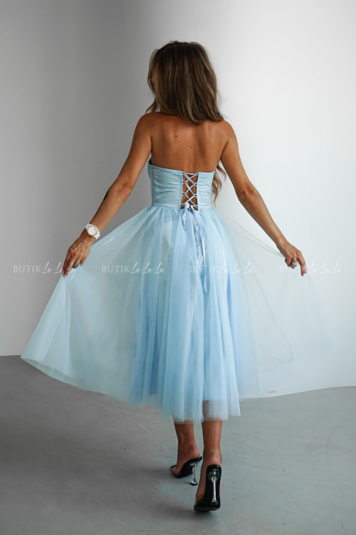 Sukienka błękitna tiulowa Lili 1
