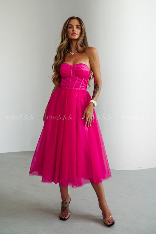 Sukienka różowa tiulowa Lili 2
