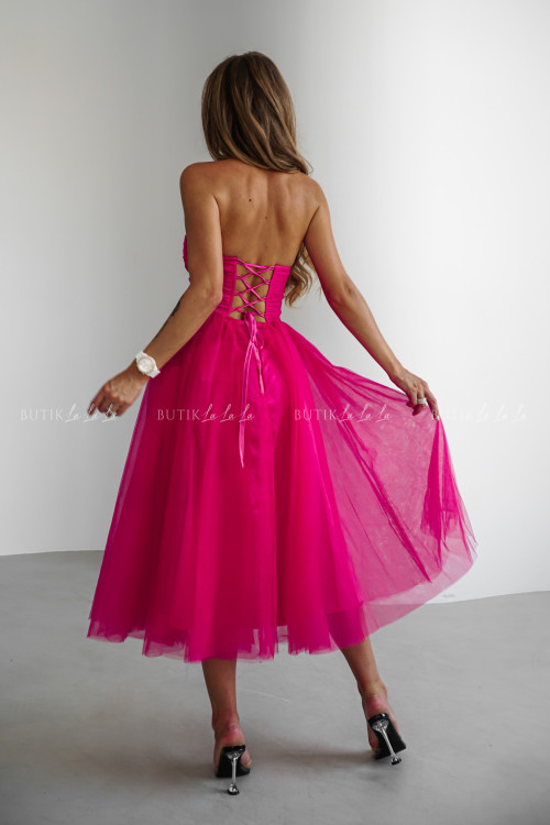 Sukienka różowa tiulowa Lili 1