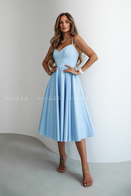 Sukienka midi błękitna Norway 2