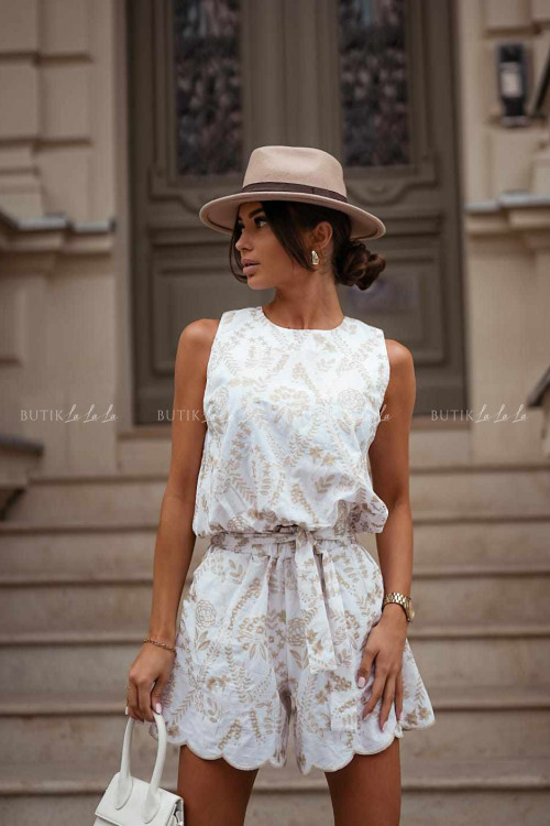 Komplet biało beżowy Tribia 3