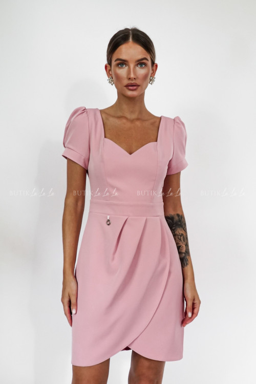 sukienka pudrowa Nissa 2