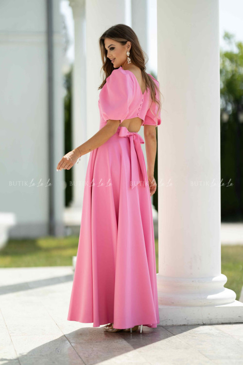 Sukienka maxi różowa Ariana 1