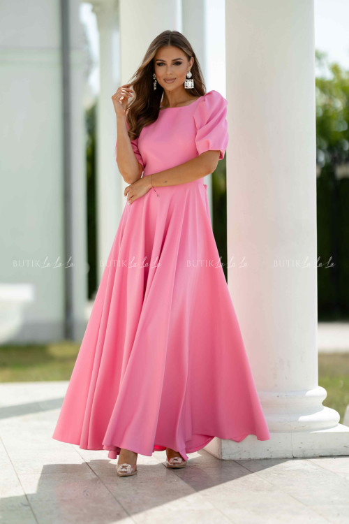 Sukienka maxi różowa Ariana 3