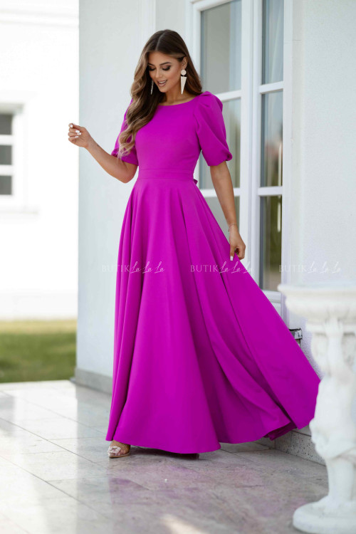 Sukienka maxi fuksja Grande 1