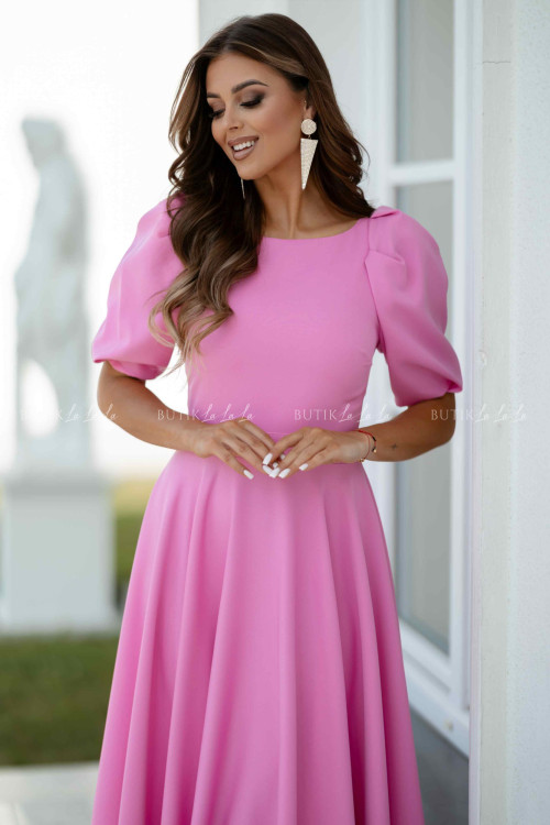 Sukienka maxi różowa Grande 1