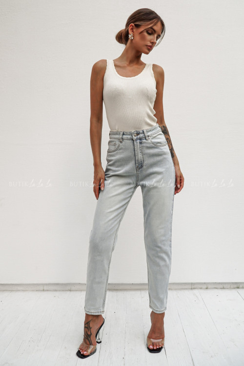 Bluzka prążkowana kremowa Morlis 1