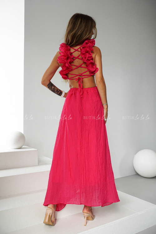 Sukienka maxi fuksja Hailley 2
