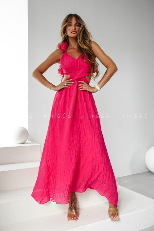 Sukienka maxi fuksja Hailley 3