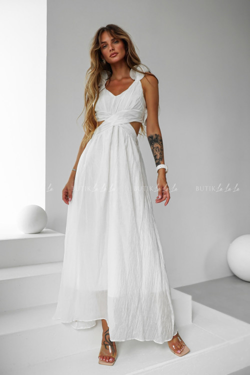 Sukienka maxi biała Hailley 1