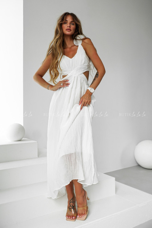 Sukienka maxi biała Hailley 2