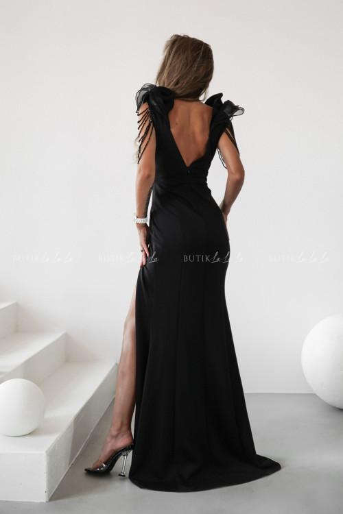 Sukienka maxi czarna Abchazja 1