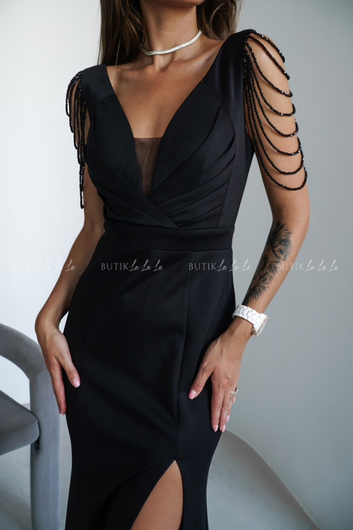 Sukienka maxi czarna Namibia