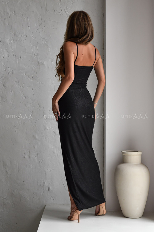 sukienka maxi czarna Anabel 2