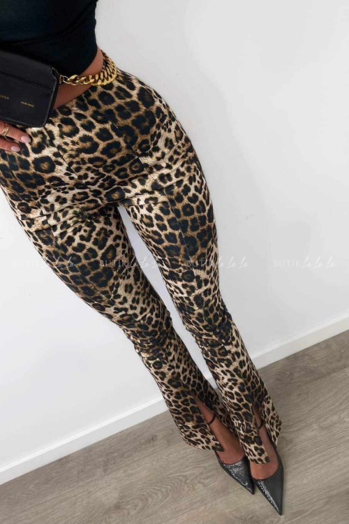 Spodnie w zwierzęcy print Rahem 2