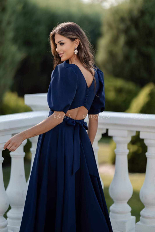 Sukienka midi granatowa Ariana 1