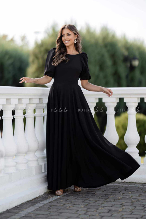 Sukienka maxi czarna Ariana 5