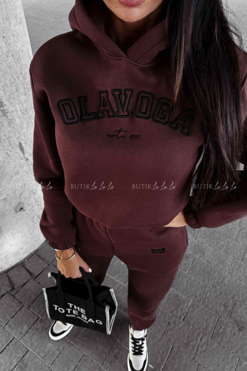 Komplet dresowy brązowy Honesty 3