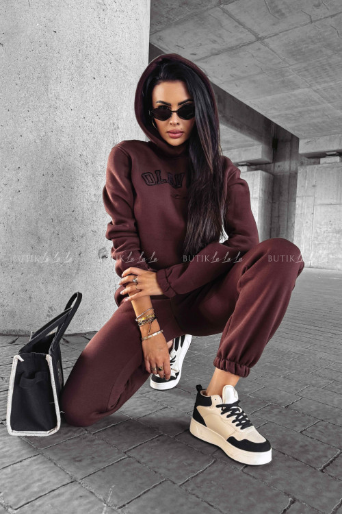 Komplet dresowy brązowy Honesty 2