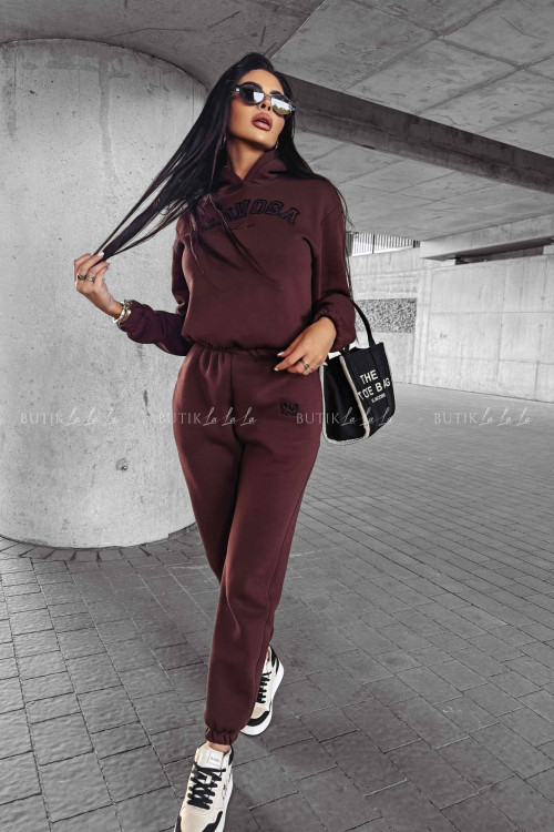 Komplet dresowy brązowy Honesty