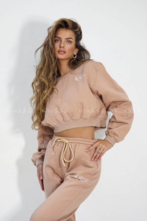 Komplet dresowy beżowy LilaLou 2