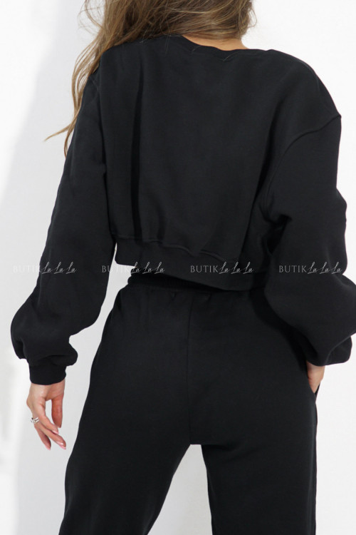 Komplet dresowy czarny LilaLou 2