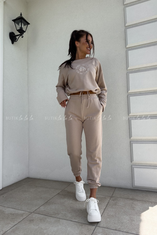 Komplet dresowy beżowy ByMe