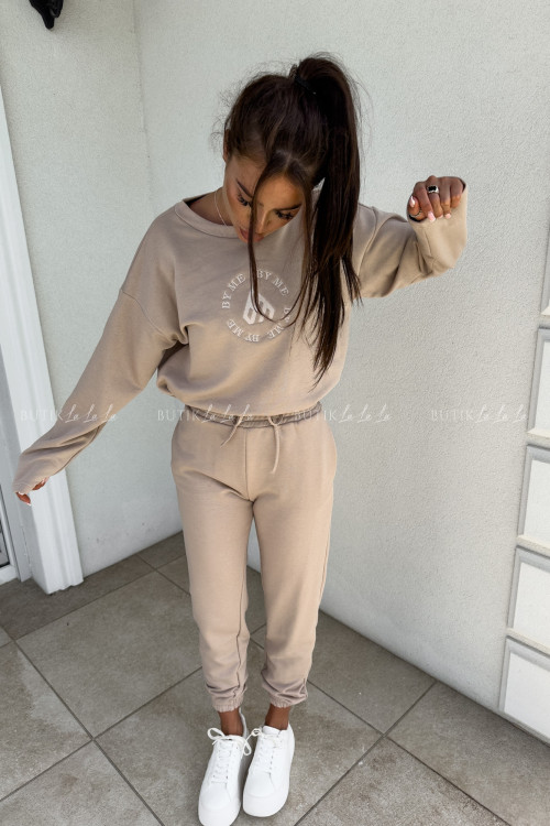 Komplet dresowy beżowy ByMe 1