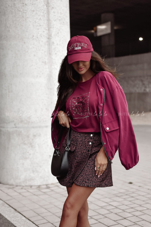 Spódnico spodenki w zwierzęcy print Matri 1