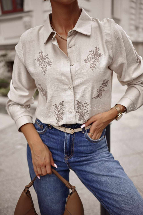 Koszula beżowa Rachel